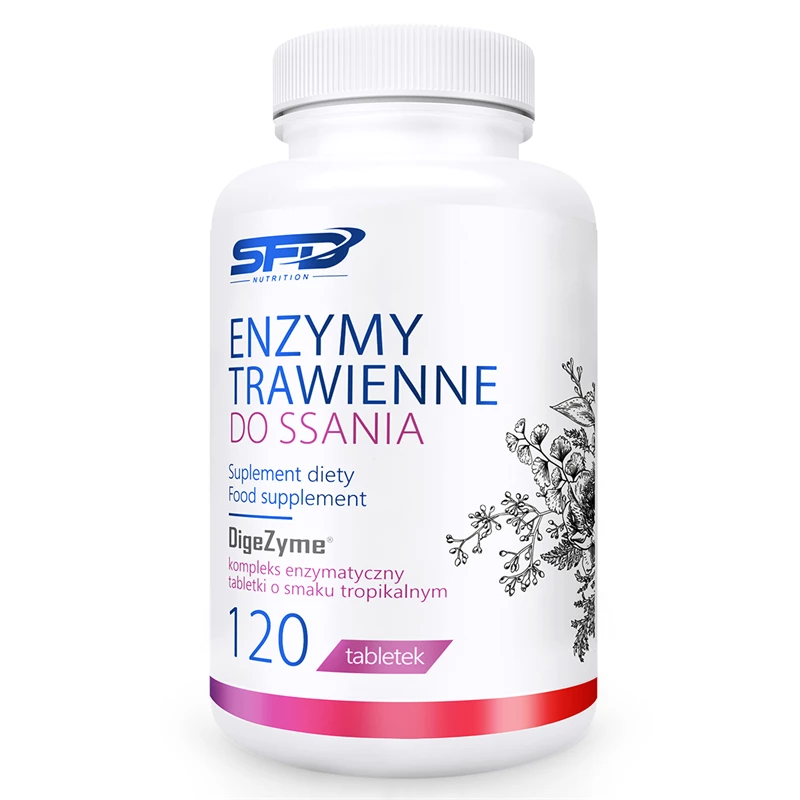 SFD Enzymy trawienne do ssania 120 tabletek