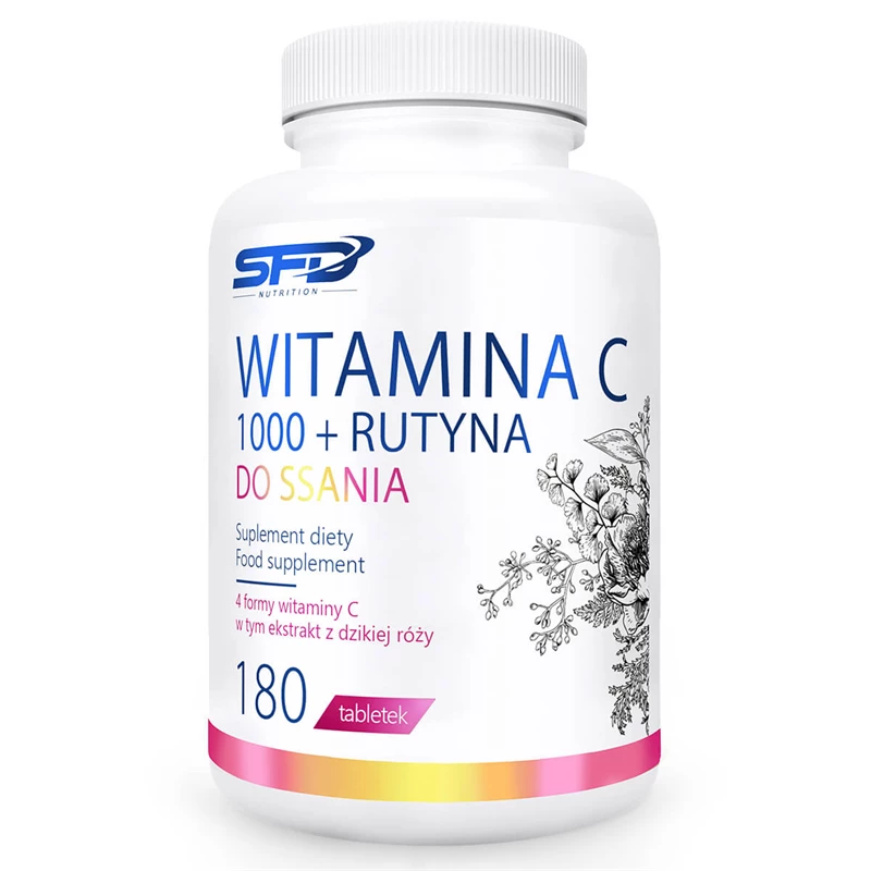 SFD Witamina C 1000 + Rutyna tabletki do ssania 180 tabletek