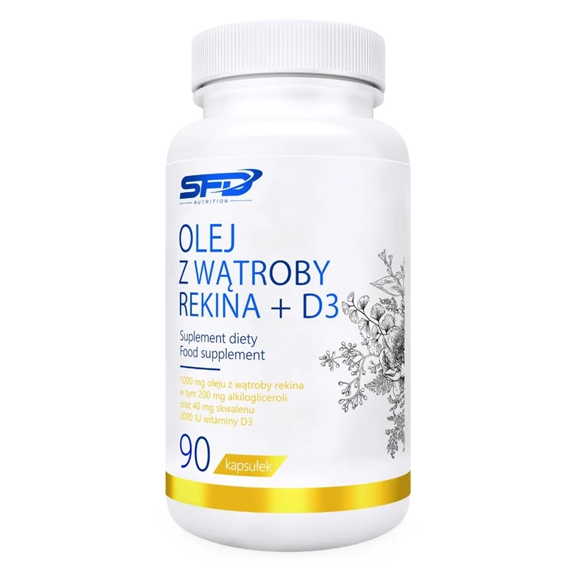 SFD Olej z wątroby rekina + D3 90 kapsułek