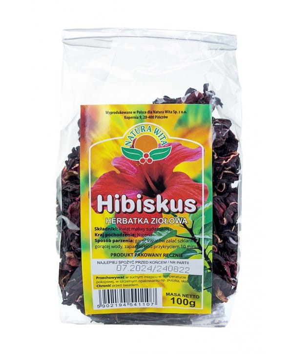 NATURA WITA Hibiskus kwiat 100g