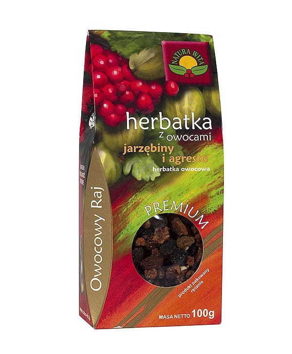 NATURA WITA Herbatka z owocami jarzębiny i agrestu 100g