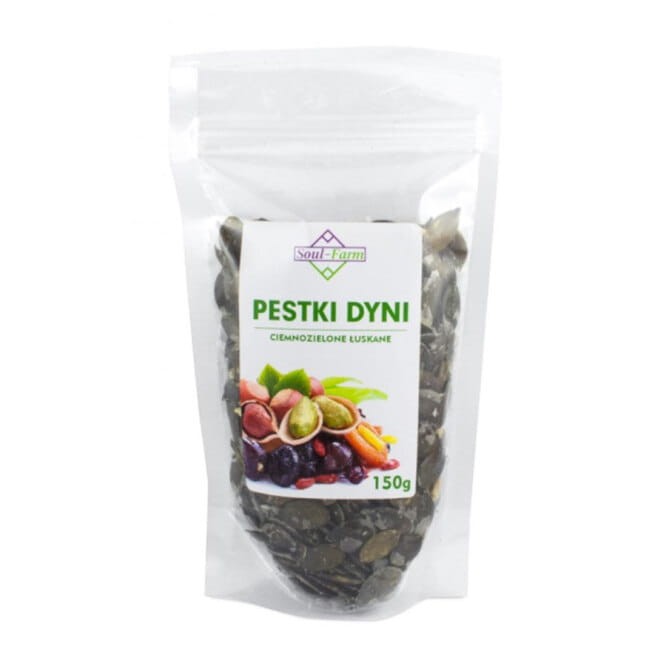 SOUL FARM Pestki dyni ciemnozielone 150g