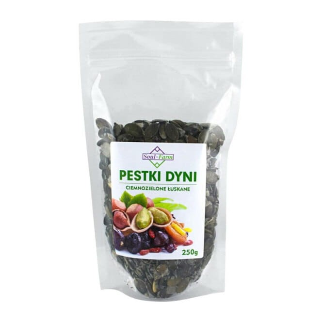 SOUL FARM Pestki dyni ciemnozielone 250g