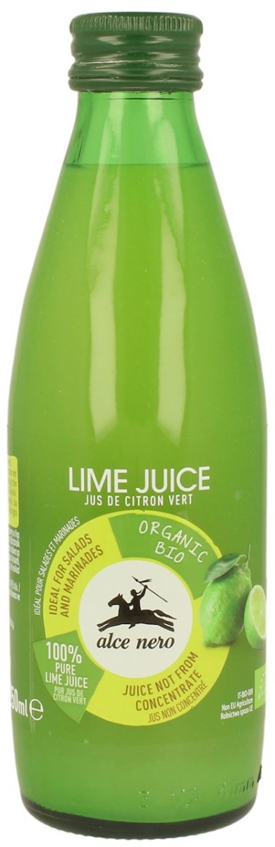 ALCE NERO Sok z limonki NFC 100% Bio 250 ml
