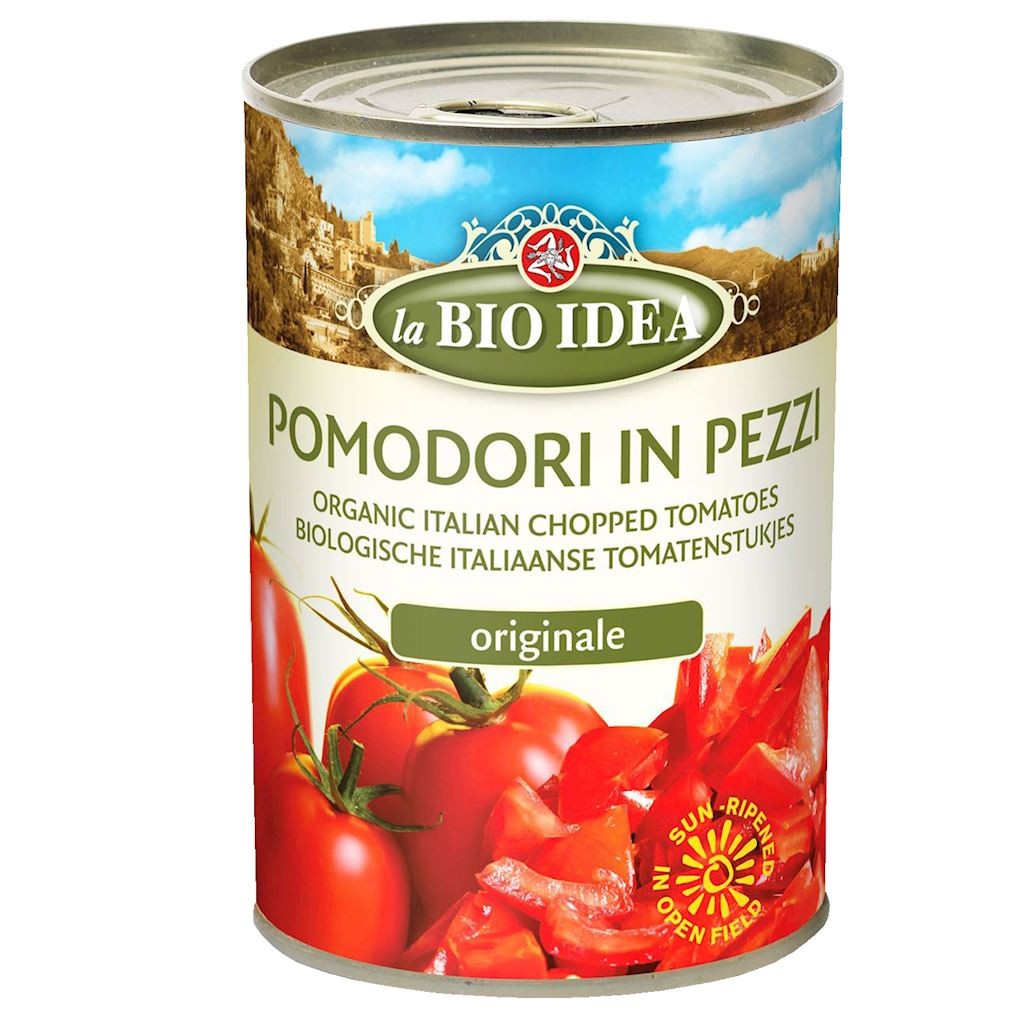 LA BIO IDEA Pomidory krojone bez skórek Bio 400g
