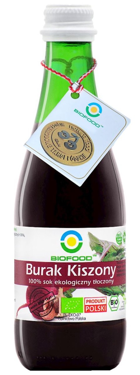 BIO FOOD Sok z buraka kiszonego NFC bezglutenowy Bio 300ml