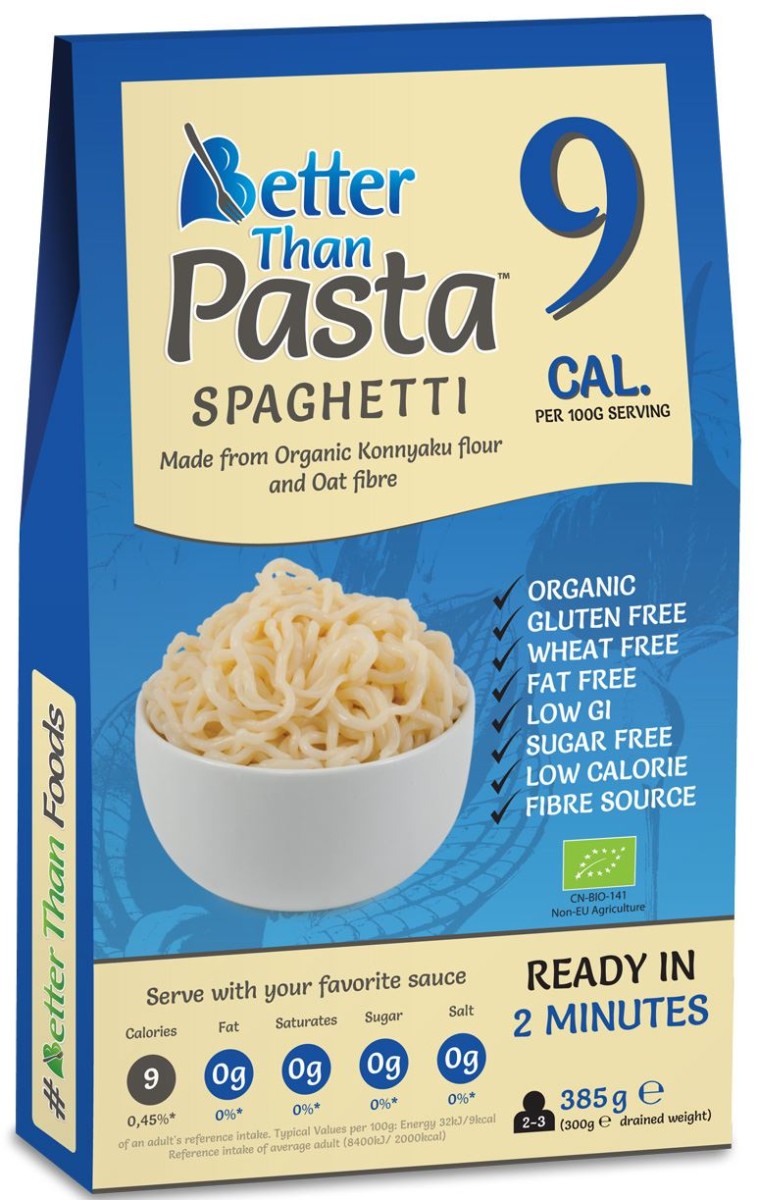 BETTER THAN FOODS Makaron (konjac) spaghetti bezglutenowy Bio 385g