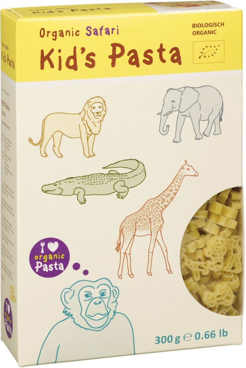 ALB-GOLD (KID'S PASTA) Makaron (semolinowy) dla dzieci Safari Bio 300g