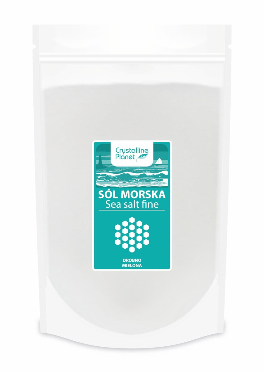 CRYSTALLINE PLANET Sól morska drobno mielona 1kg