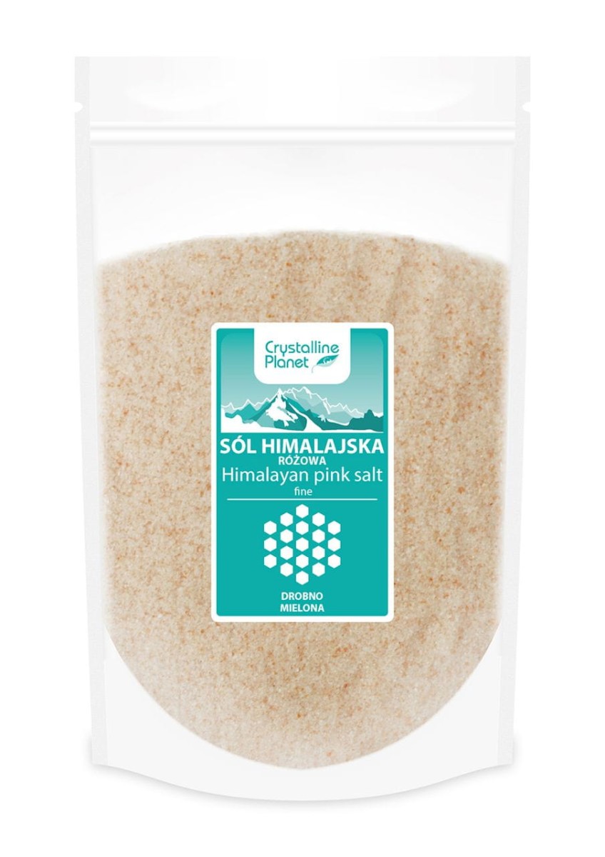 CRYSTALLINE PLANET Sól himalajska różowa drobno mielona 1kg