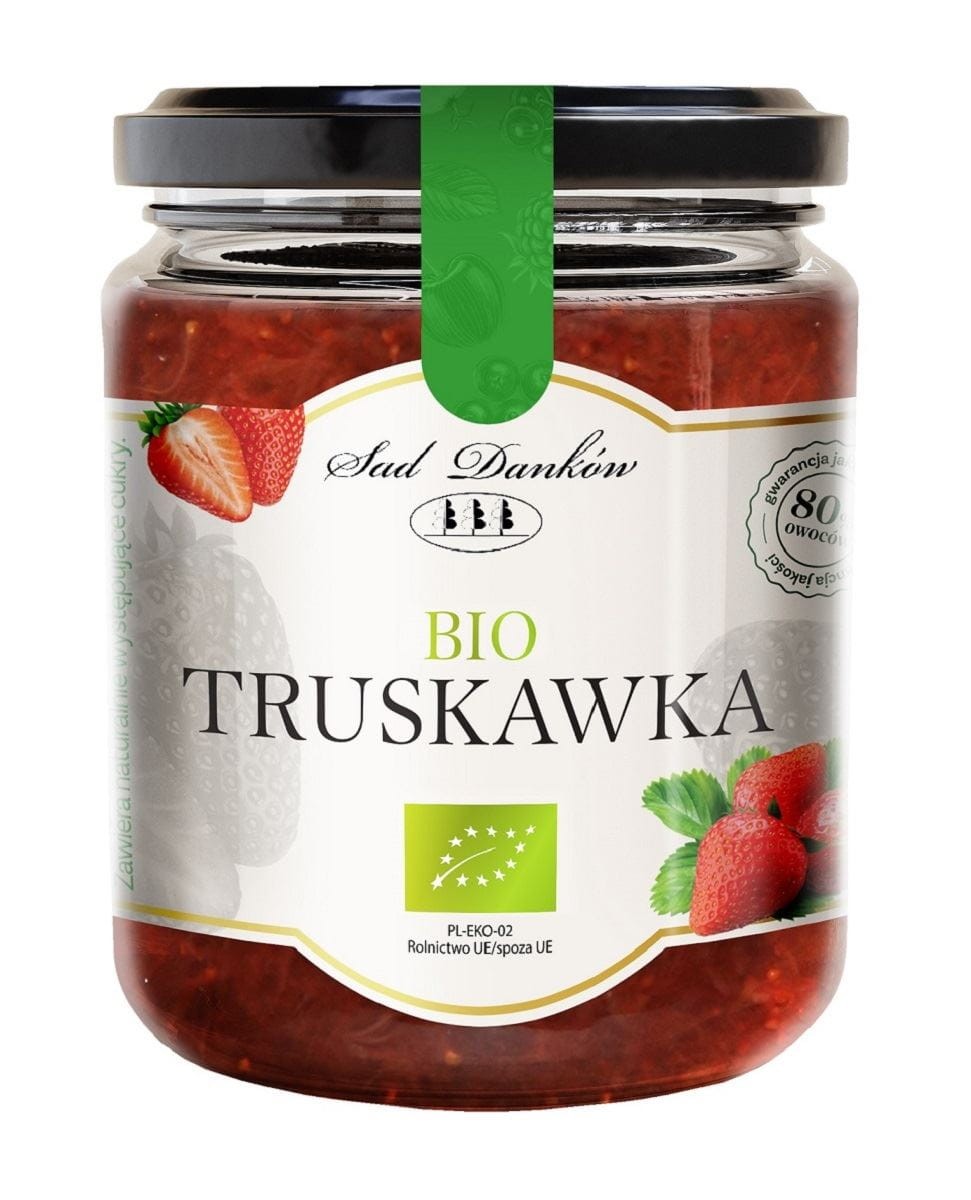 SAD DANKÓW Truskawka 80% Bio 260g