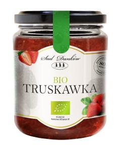SAD DANKÓW Truskawka 80% Bio 260g