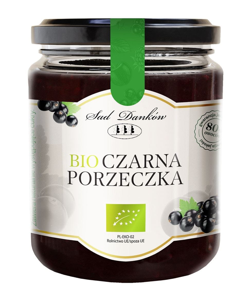 SAD DANKÓW Czarna porzeczka 80% Bio 260g