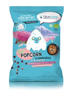 BLUECORN Popcorn z niebieskiej kukurydzy bezglutenowy Bio 50g