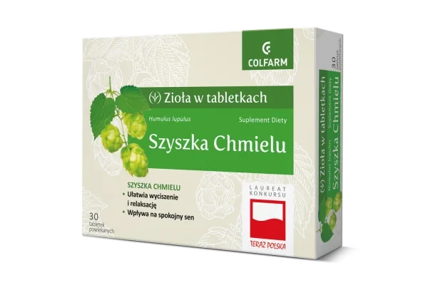 Colfarm Szyszka chmielu 30 tabletek