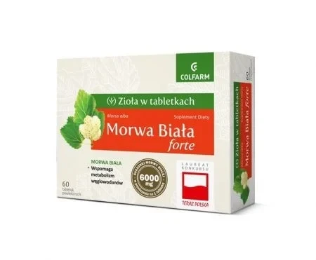 Colfarm Morwa Biała forte 60 tabletek