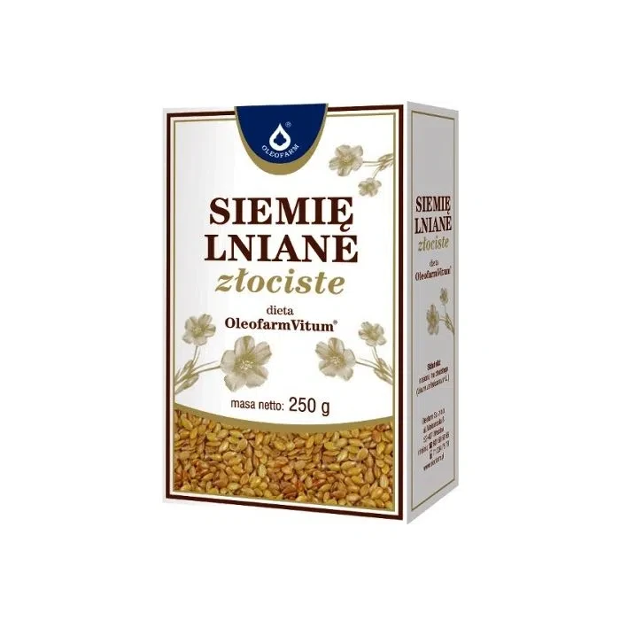 Oleofarm Siemię lniane złociste 250g