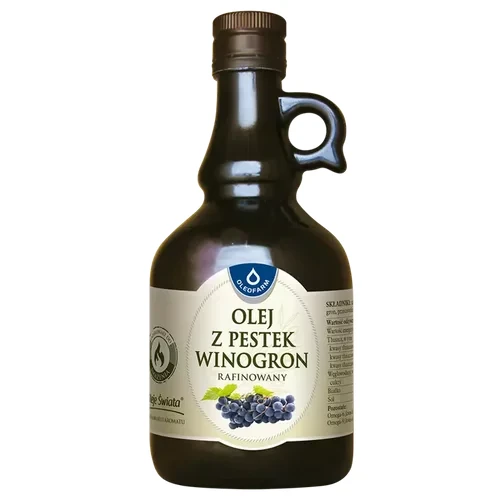 Oleofarm Olej z pestek winogron rafinowany 500ml