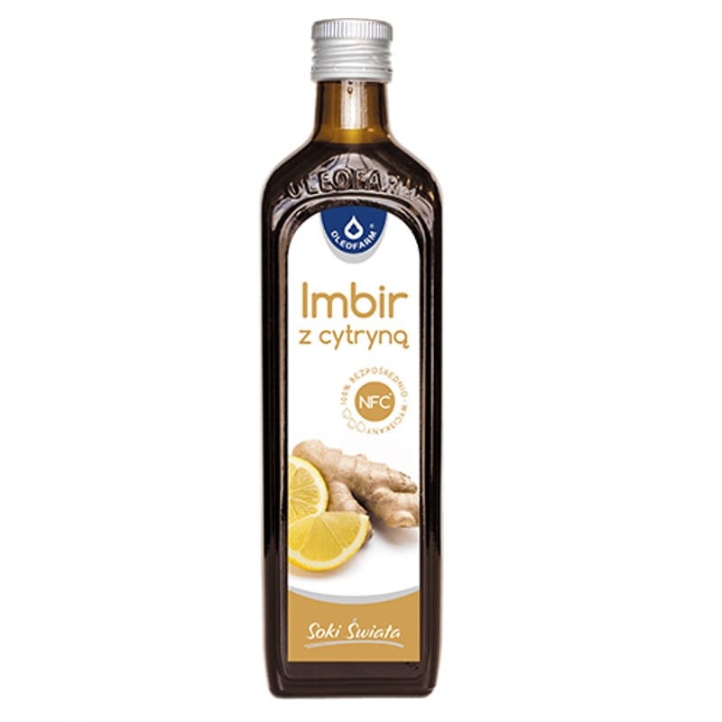 Imbir z cytryną sok 490 ml