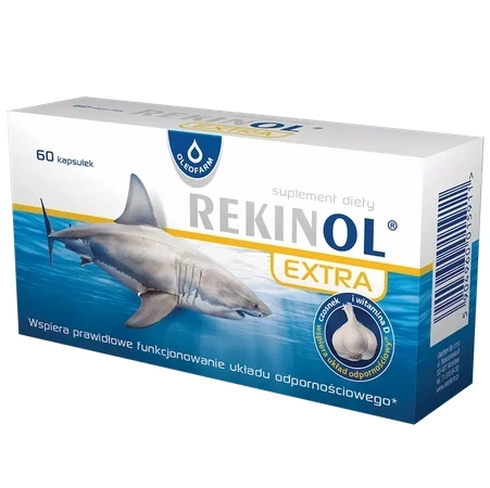 Oleofarm Rekinol extra 60 kapsułek