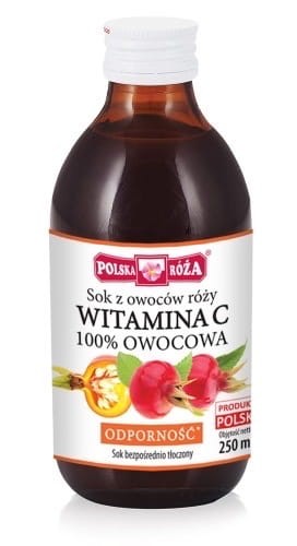 POLSKA RÓŻA Sok z dzikiej róży EKO 1125mg 250ml
