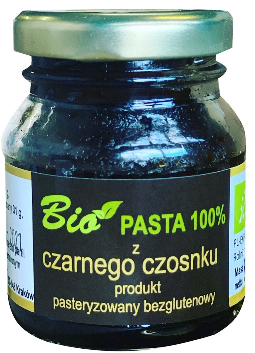 PRZETWORY Z NATURY Pasta z czarnego czosnku bezglutenowa BIO 80g