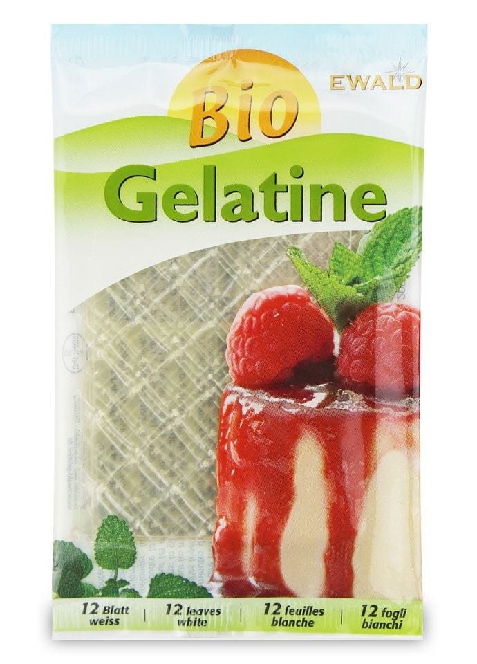 EWALD Żelatyna w listkach (12 listków) BIO 20g