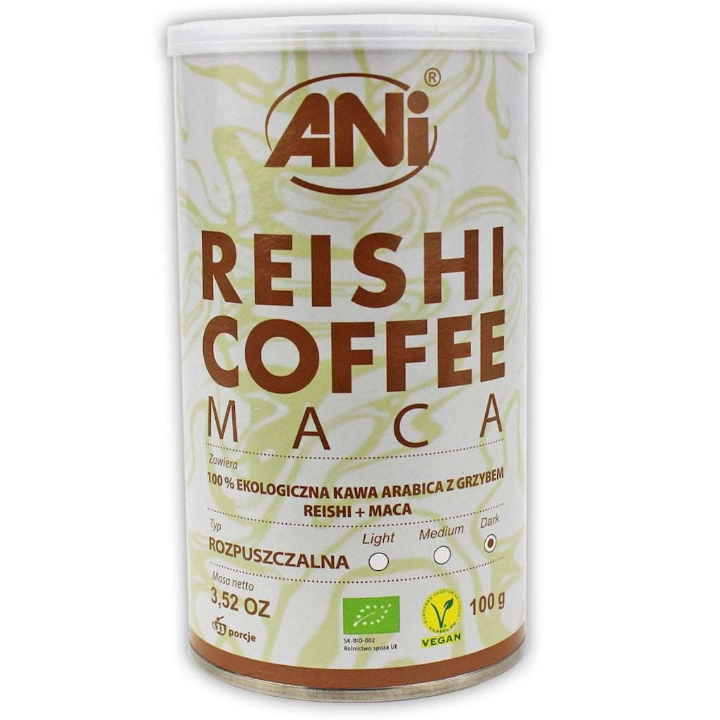 ANI Kawa rozpuszczalna Reishi+maca BIO 100 g - ANI