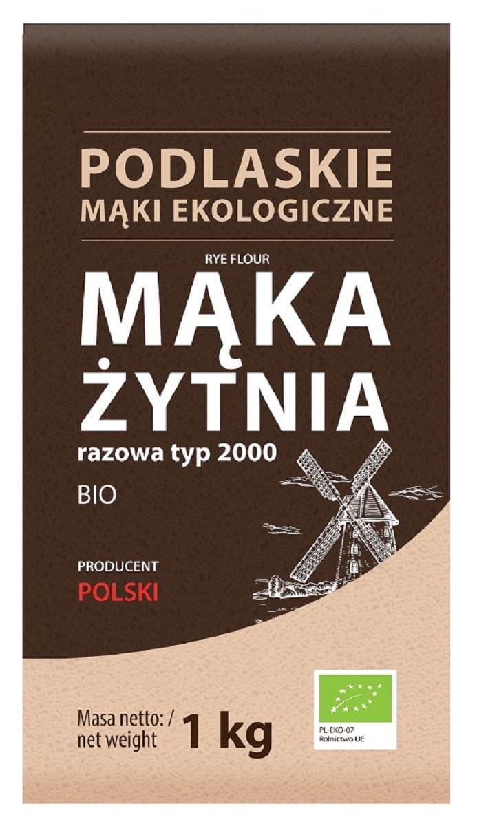 BIO LIFE Mąka żytnia razowa typ 2000 BIO 1kg