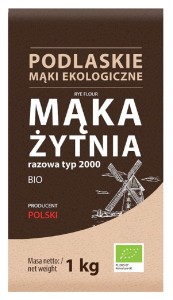 BIO LIFE Mąka żytnia razowa typ 2000 BIO 1kg
