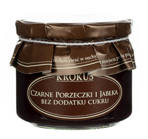 KROSKUS Czarne porzeczki i jabłka bez dodatku cukru 310g