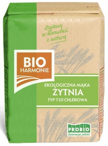 PROBIO Mąka żytnia chlebowa typ 720 BIO 1kg