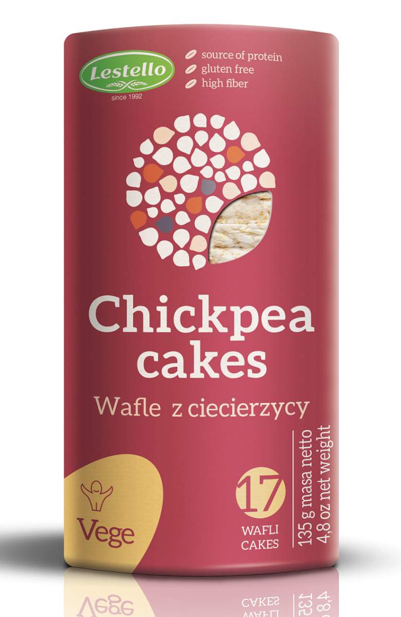 LESTELLO Wafle z ciecierzycy bezglutenowe 135g