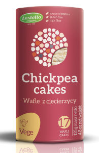LESTELLO Wafle z ciecierzycy bezglutenowe 135g