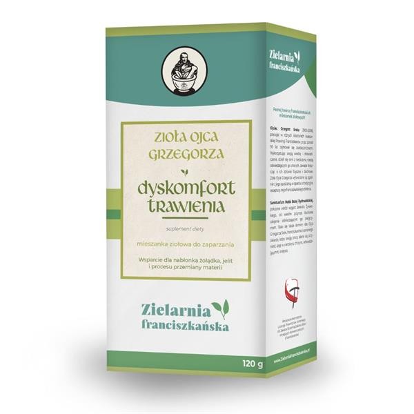 Zioła Ojca Grzegorza - Dyskomfort trawienia 120g