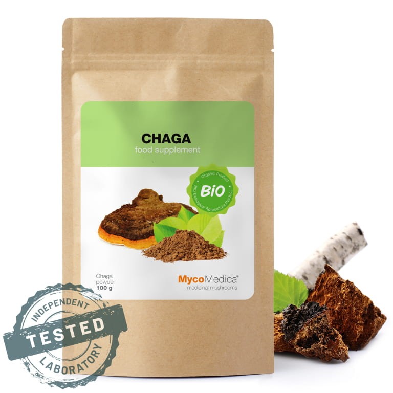 MycoMedica Chaga w proszku 100g