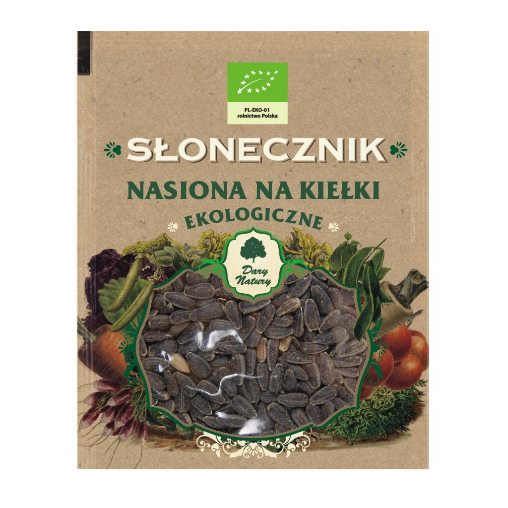 DARY NATURY Nasiona na kiełki Słonecznik EKO 50g
