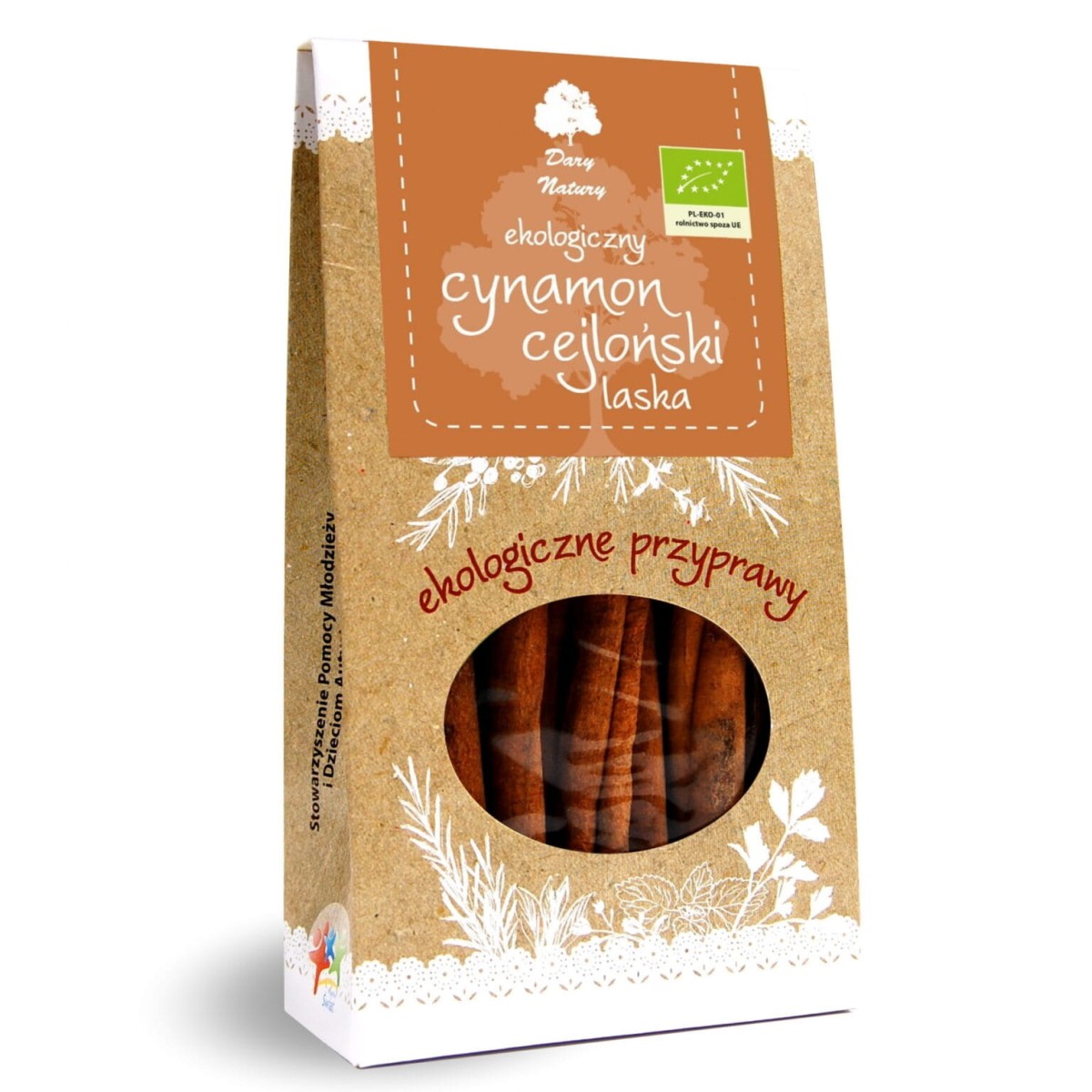 DARY NATURY Cynamon cejloński laska EKO 30g