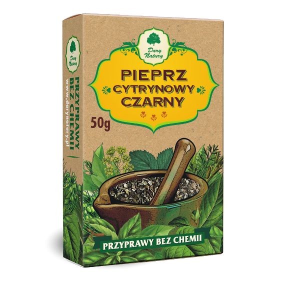 DARY NATURY Pieprz cytrynowy czarny  50g
