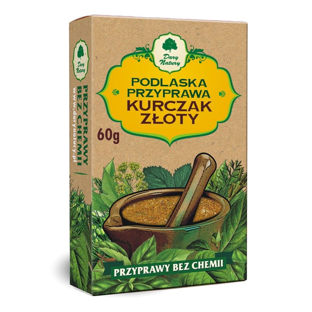 DARY NATURY Przyprawa złoty kurczak 60g