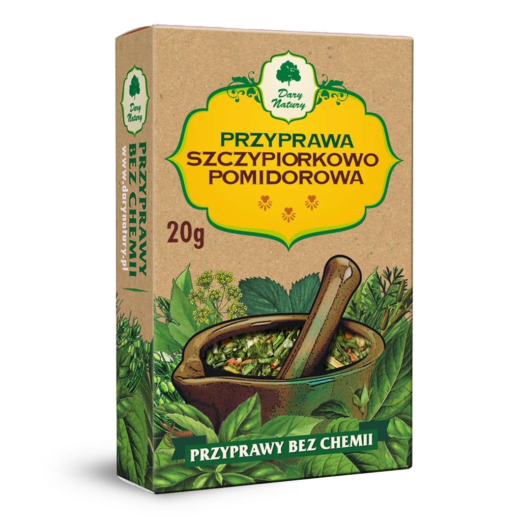 DARY NATURY Podlaska Przyprawa szczypiorkowo-pomidorowa 20g