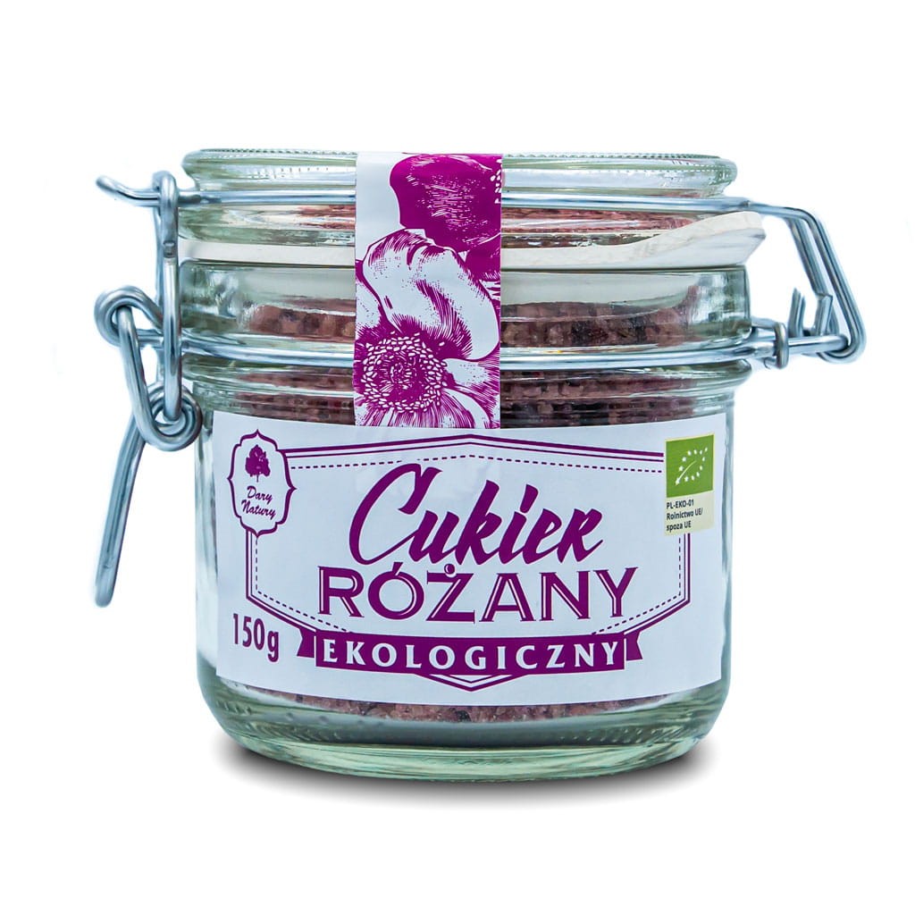 DARY NATURY Cukier różany  gruby  EKO 150g