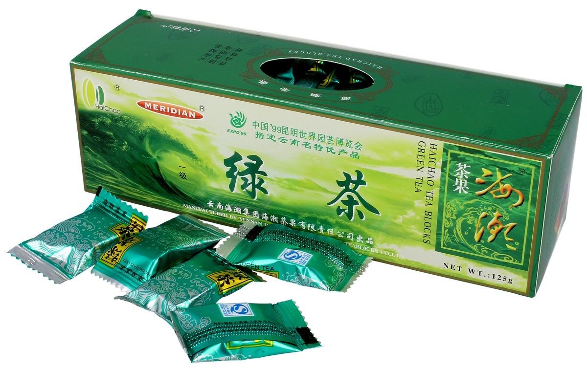 Herbata chińska zielona prasowana 125g