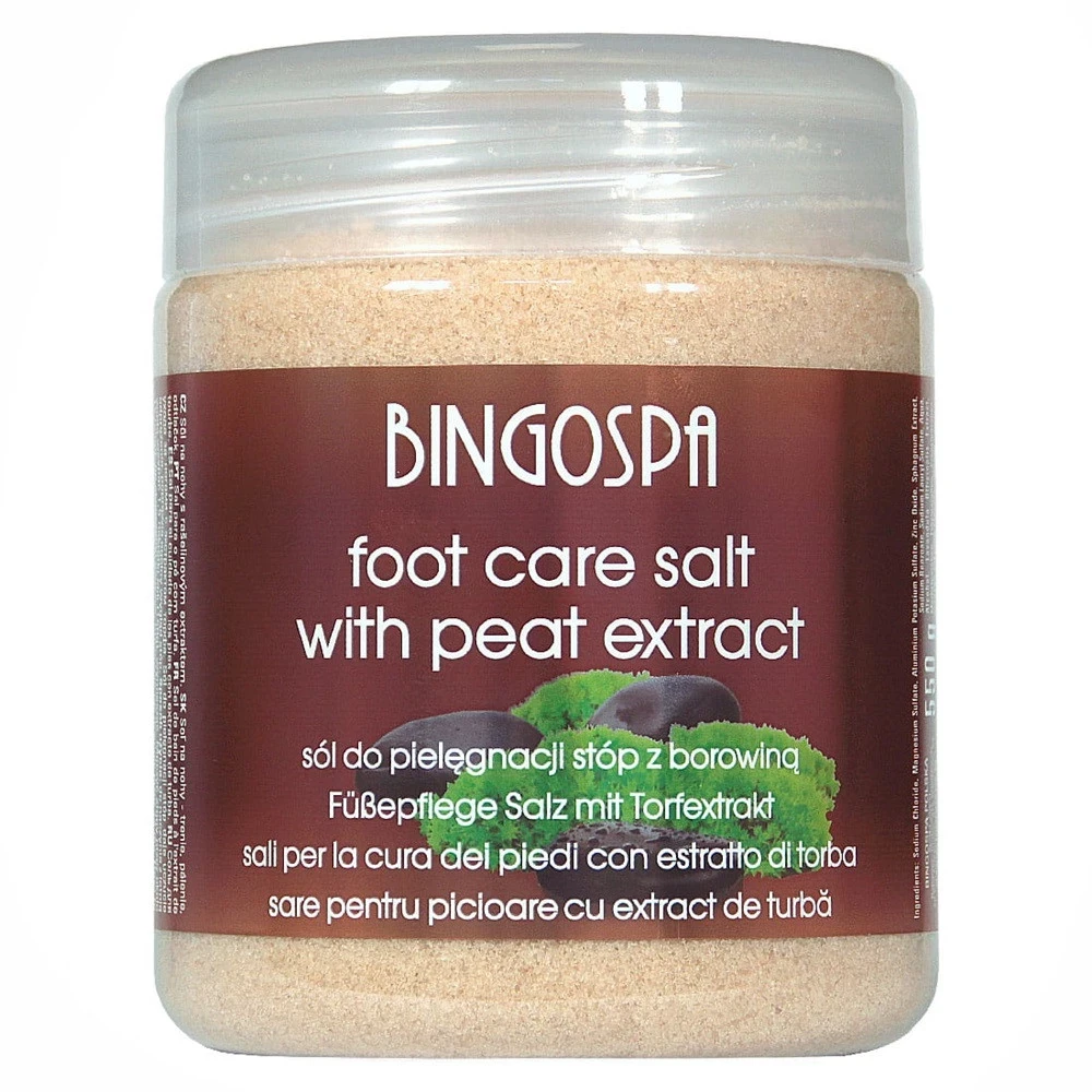 BINGOSPA Sól do zimnych stóp z borowiną 550g