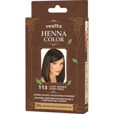 VENITA Henna Jasny brąz proszek 25g