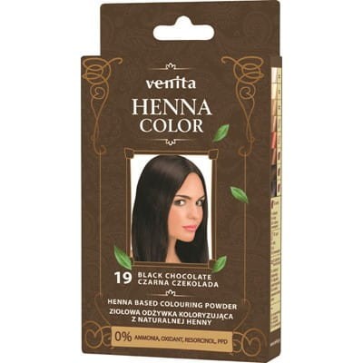 VENITA Henna Czarna czekolada 25g