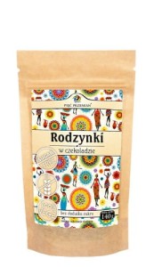 PIĘĆ PRZEMIAN Rodzynki w czekoladzie bez cukru 140g