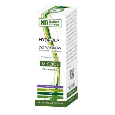 NATURA RECEPTURA Hydrolat do włosów mix ziół 50ml