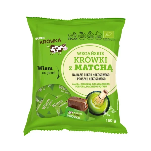 ME GUSTO Krówki Matcha bezmleczne 150G