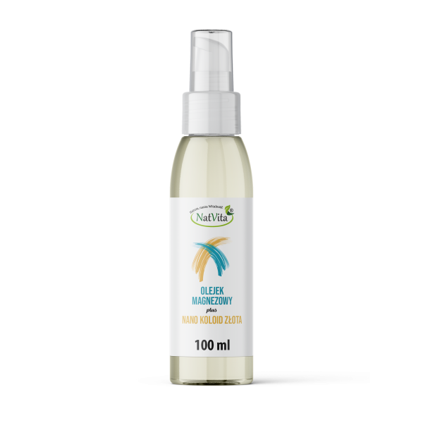 NATVITA Olejek magnezowy+nano złoto 100ml